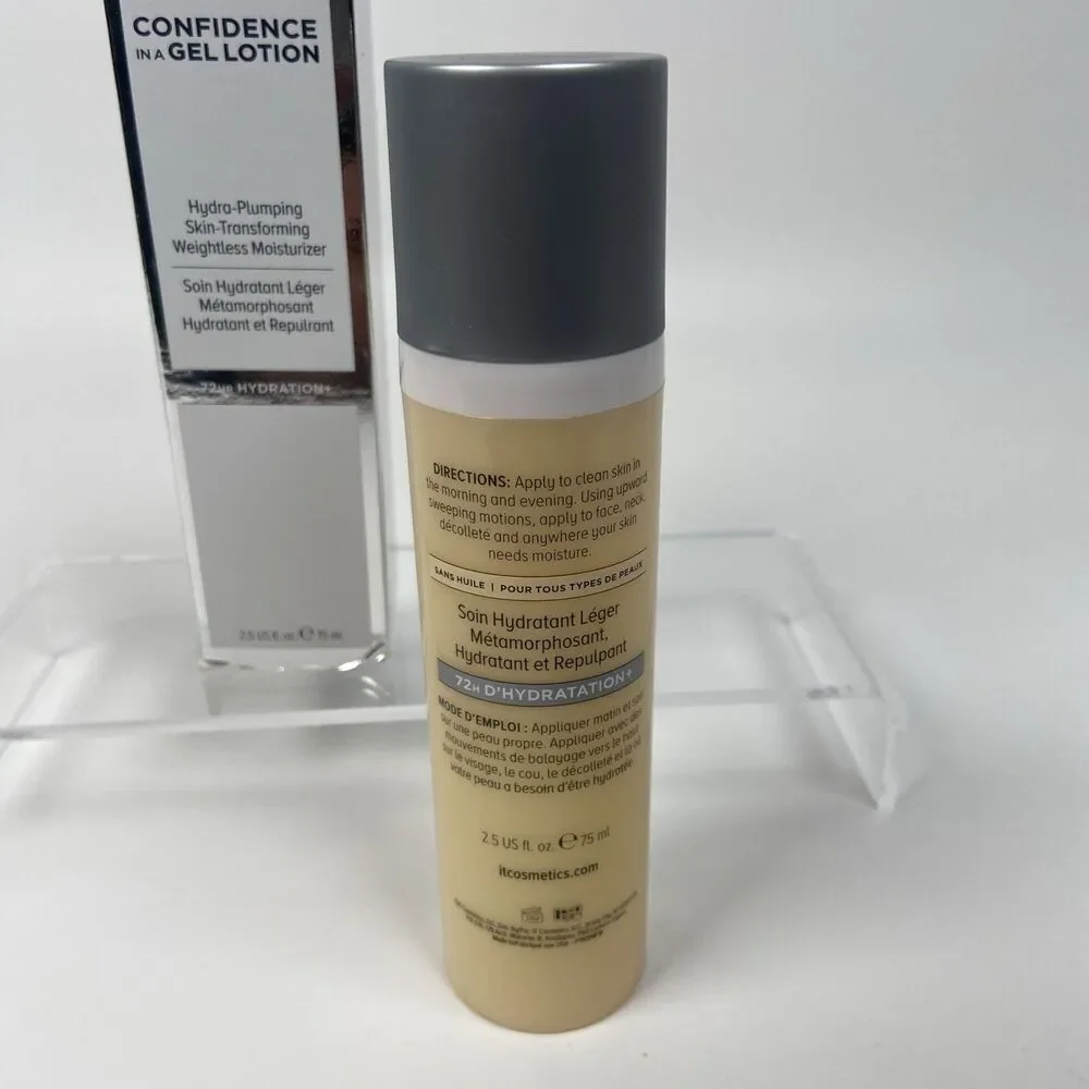 IT Cosmetics Confidence in a Gel Lotion Oil Free 2.5 fl. oz. NEW In Box - Picture 3 of 7